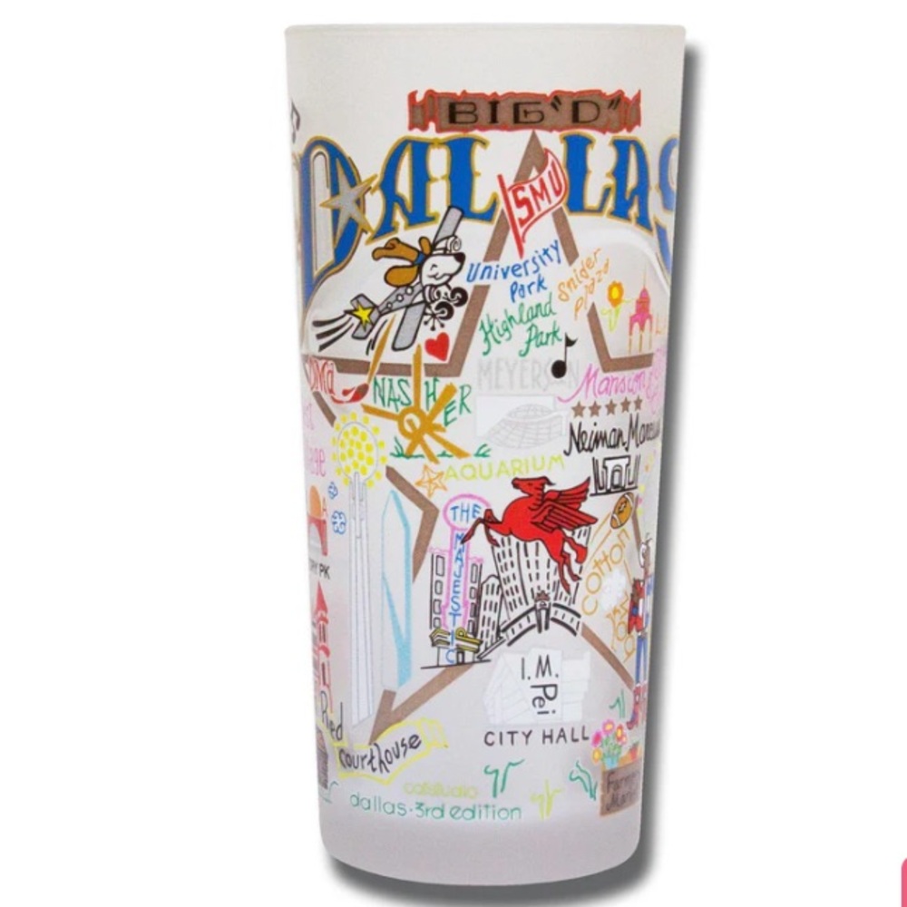 Catstudio Big D Dallas 15 ounce glass